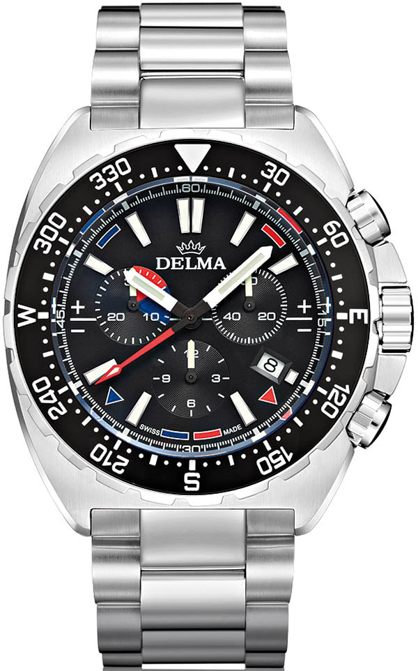Delma Watch Oceanmaster Q Chronograph - Black