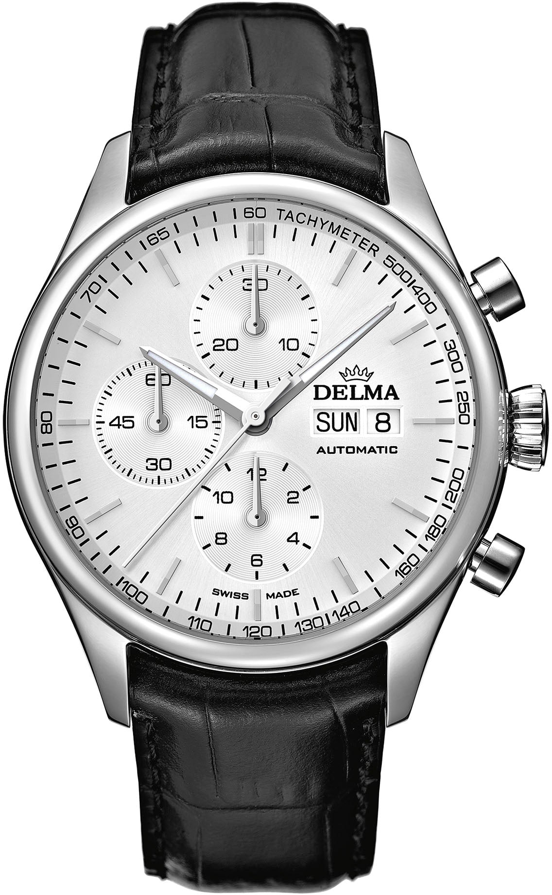 Delma Watch Heritage Chronograph - Silver