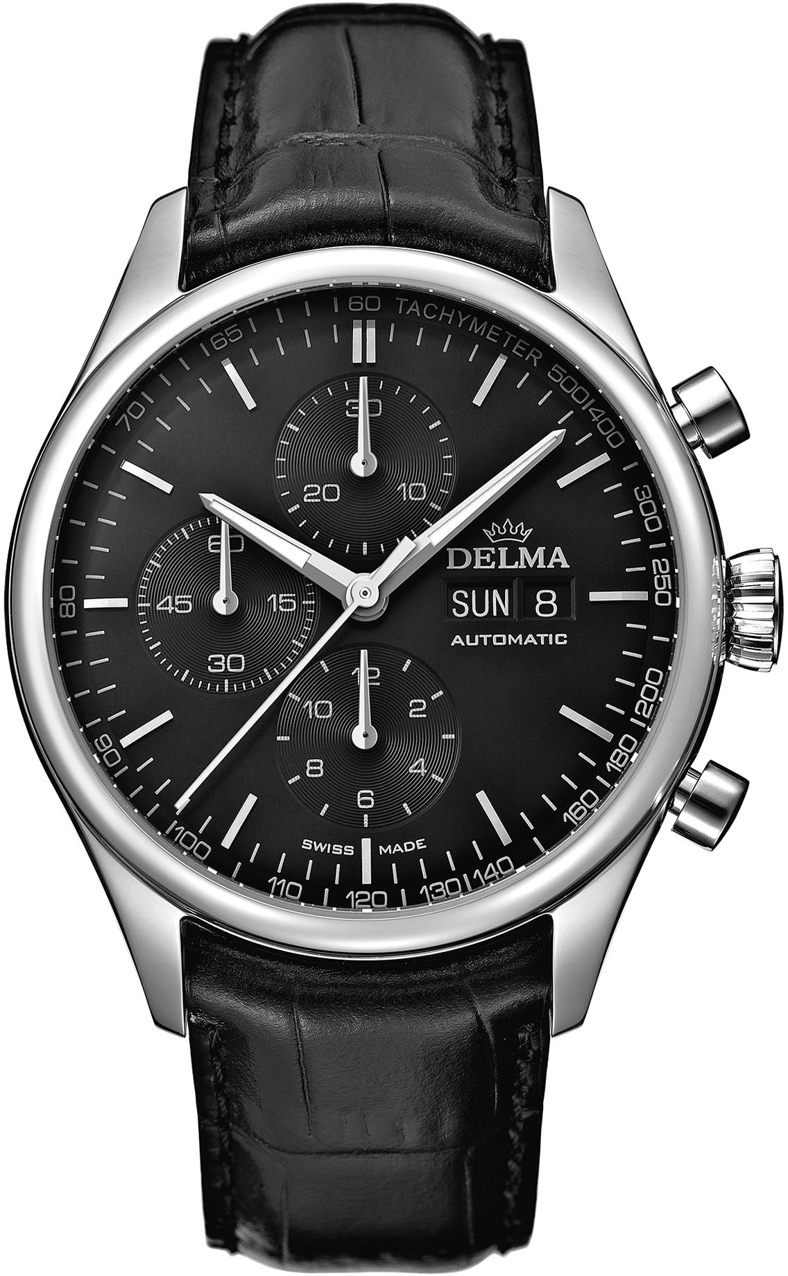 Delma Watch Heritage Chronograph - Black