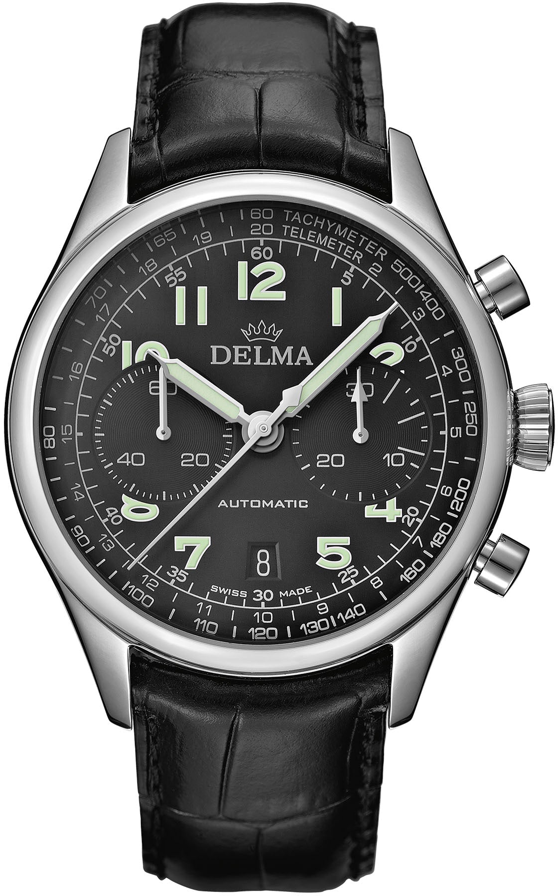Delma Watch Heritage Chronograph Limited Edition - Black