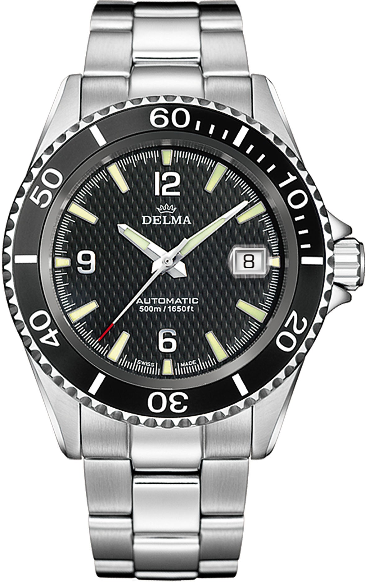 Delma Watch Santiago Auto Black - Black