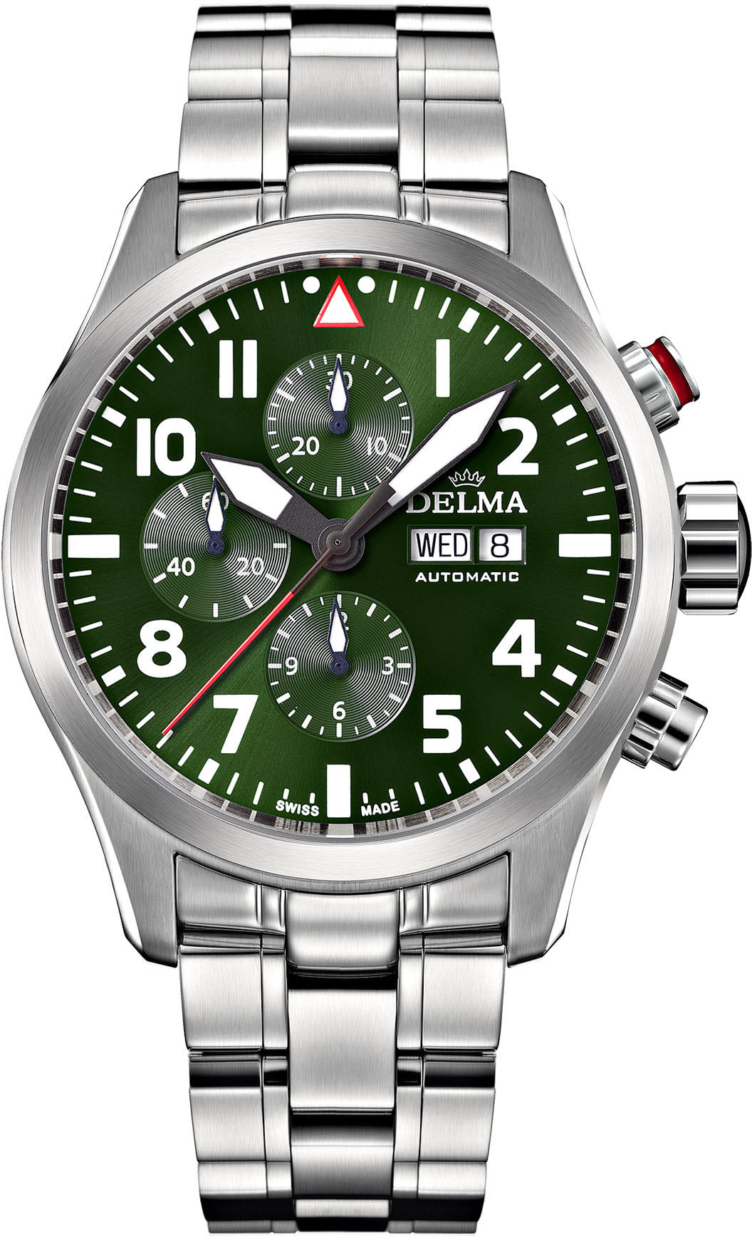 Delma Watch Commander Chronograph Green
