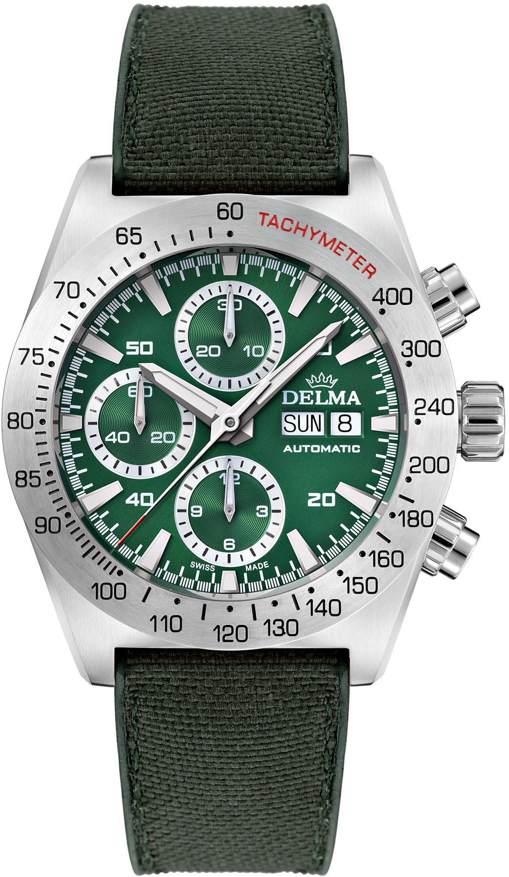 Delma Watch Montego Chronograph Green - Green