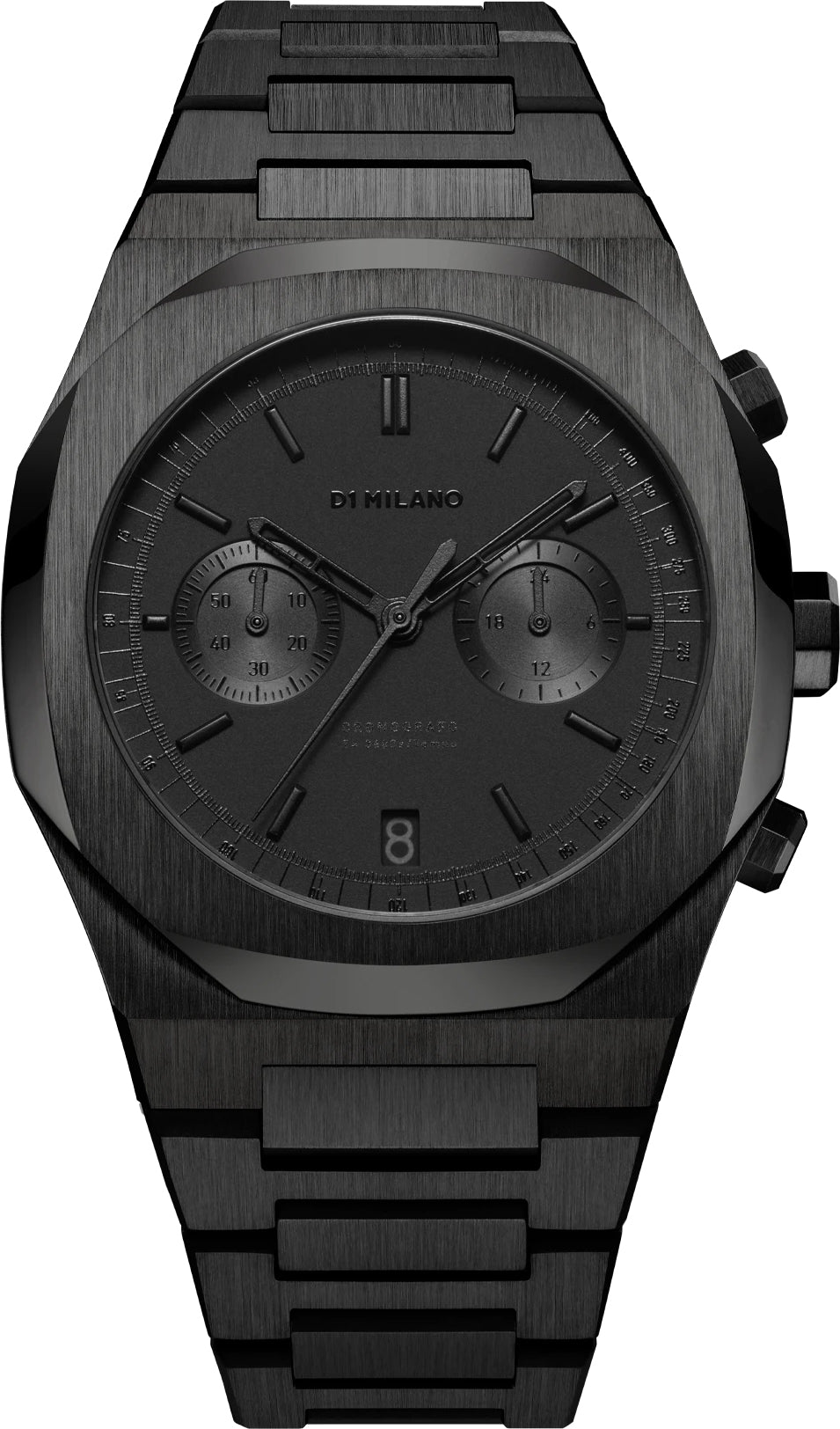 D1 Milano Watch Cronografo Shadow - Black