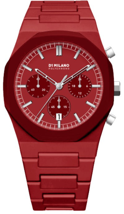 D1 Milano Watch Polychrono Red Blast