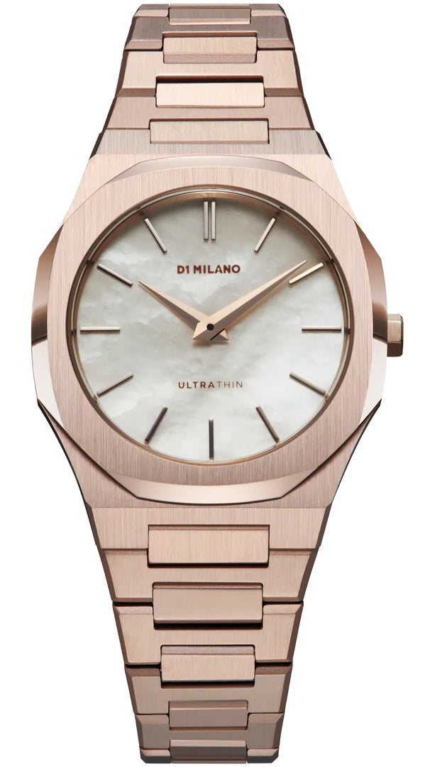 D1 Milano Watch Ultra Thin Pearl Gold