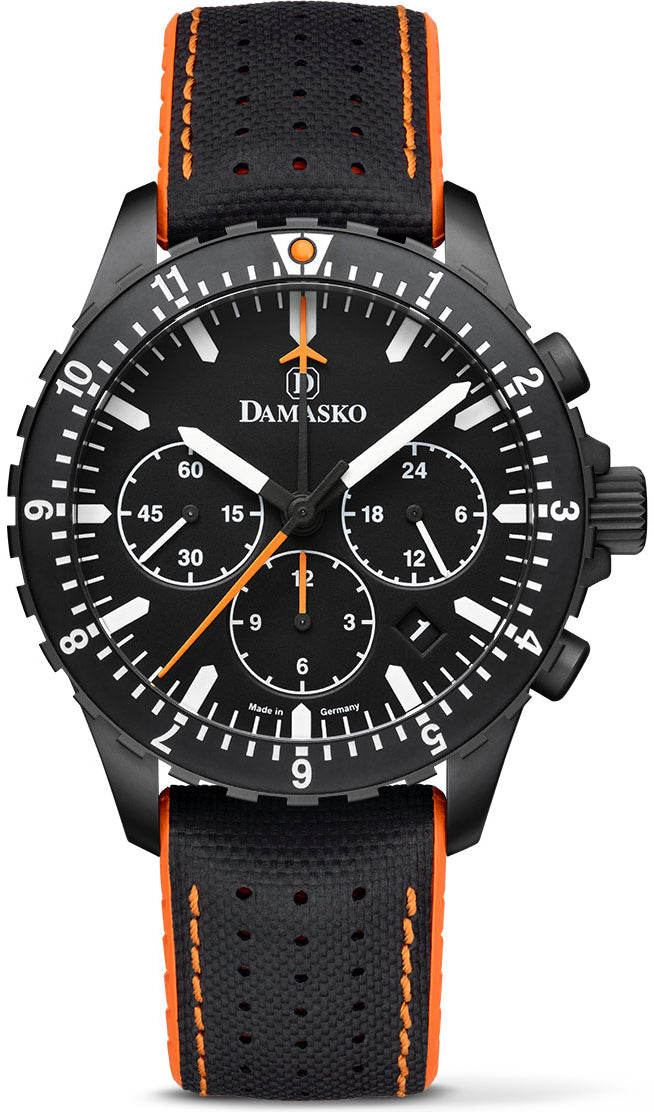 Damasko Watch DC86 Orange Black Robby Black Orange - Black