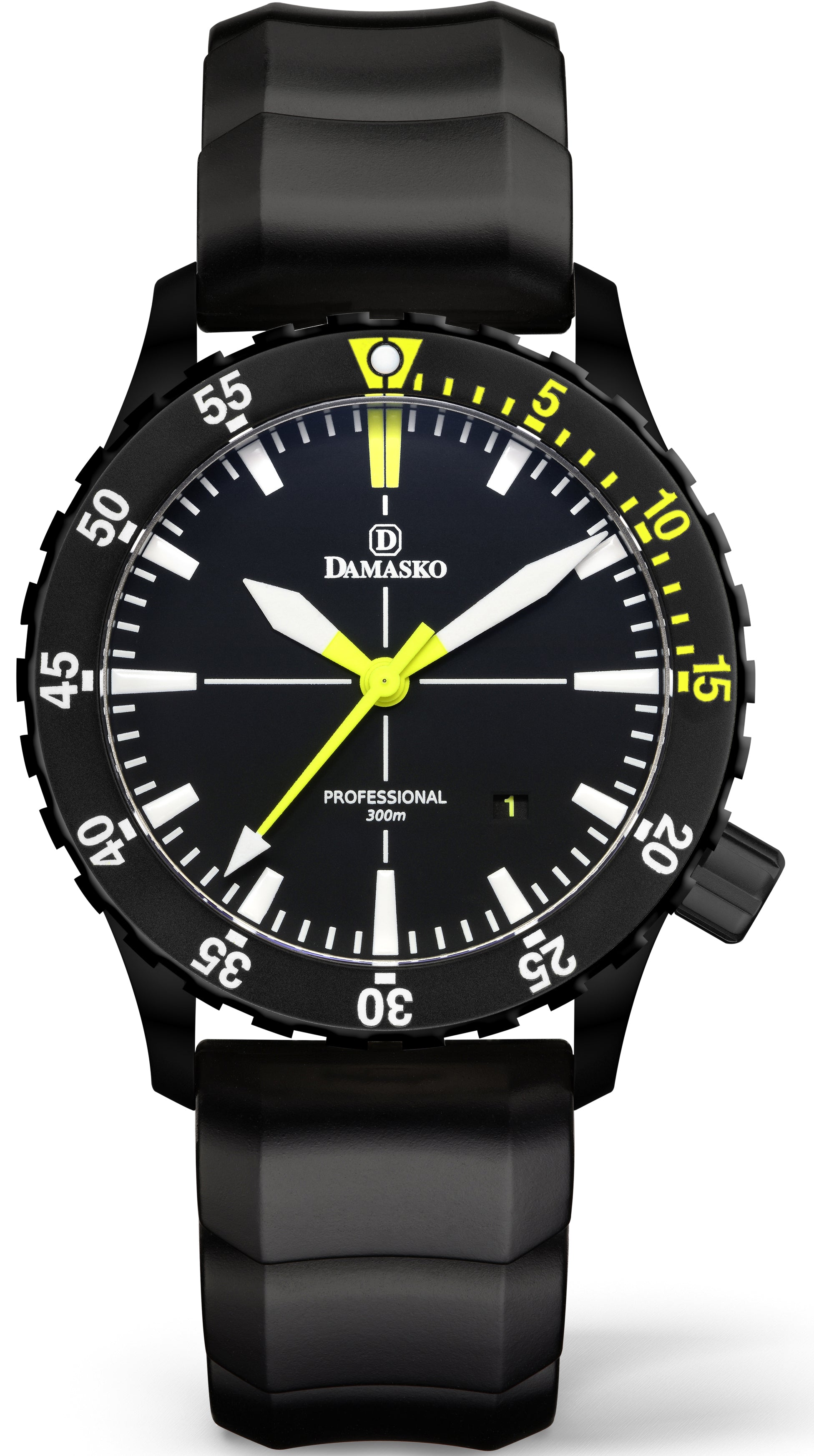 Damasko Watch DSub10 Black Wave Band