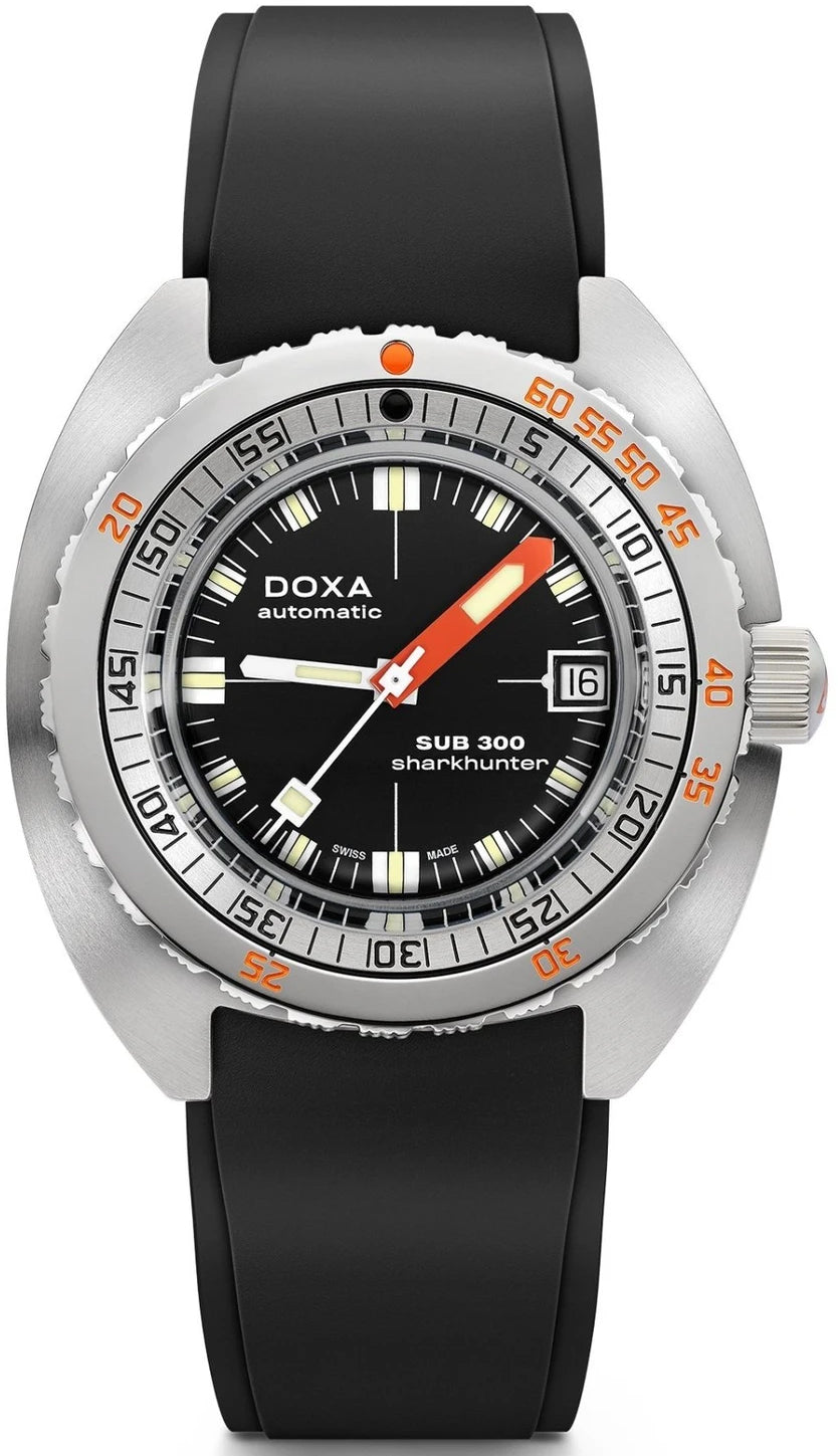 Doxa Watch SUB 300 COSC Sharkhunter Rubber - Black