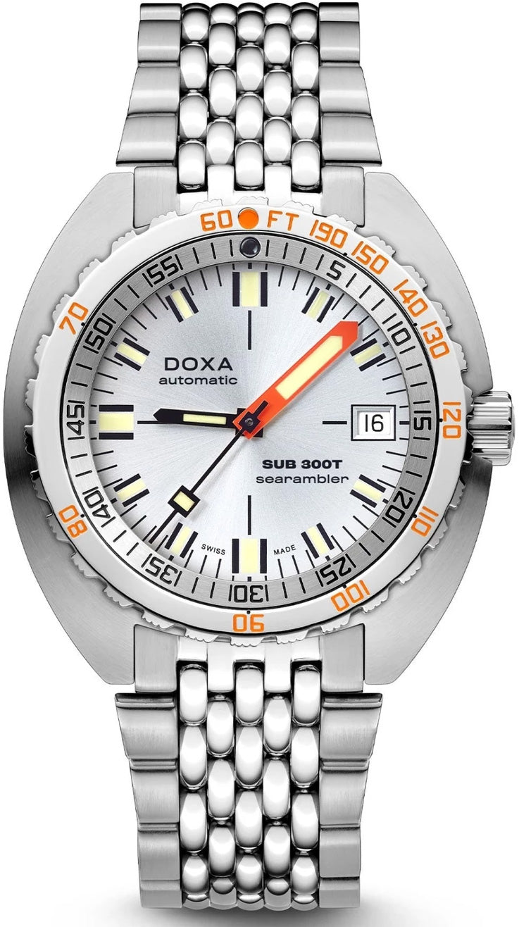 Doxa Watch SUB 300T Searambler Bracelet - Silver