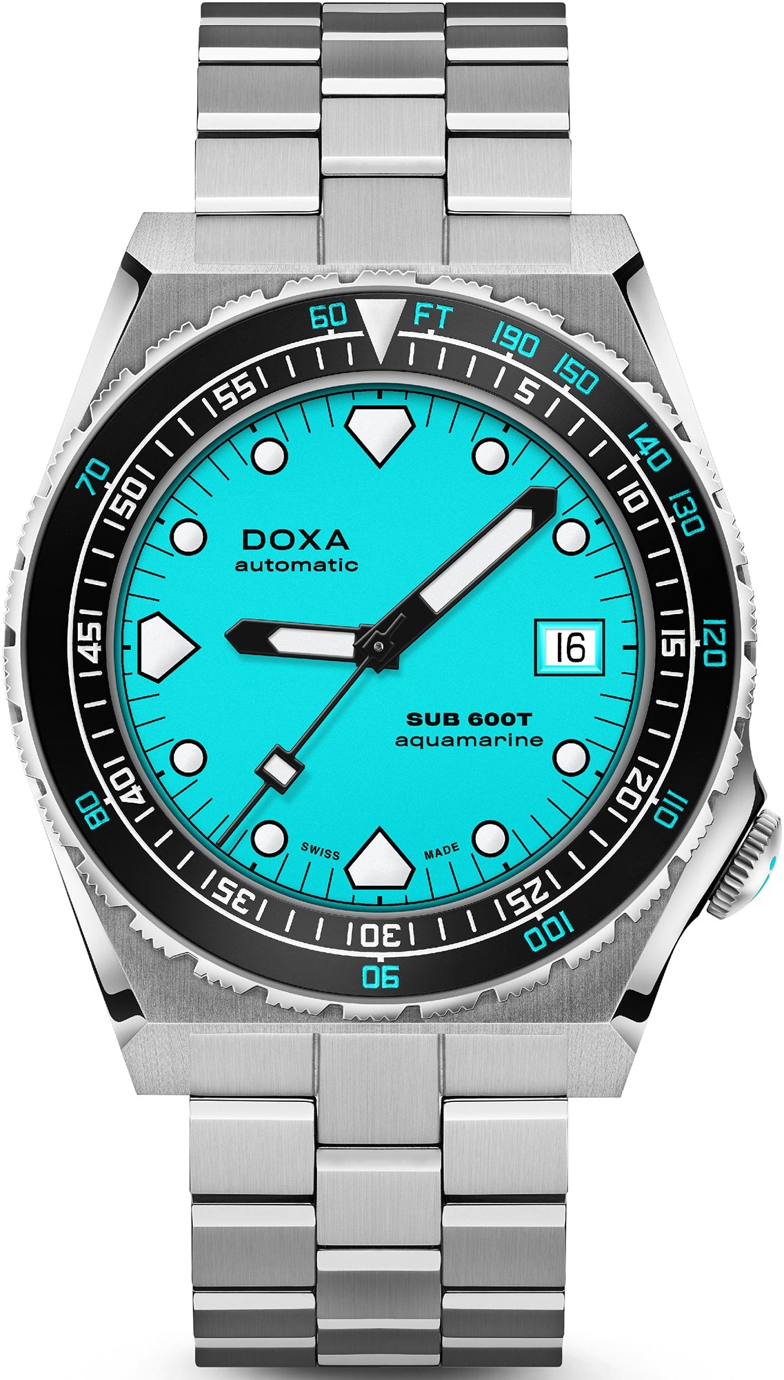 Doxa Watch SUB 600T Aquamarine Bracelet - Blue