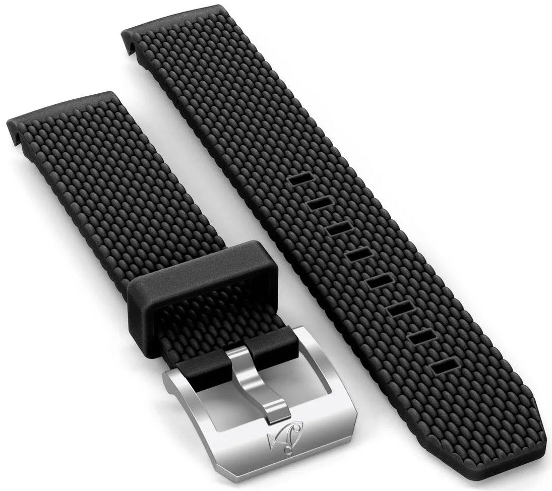 Doxa Strap SUB 200 C-GRAPH Rubber Black With Buckle - Black