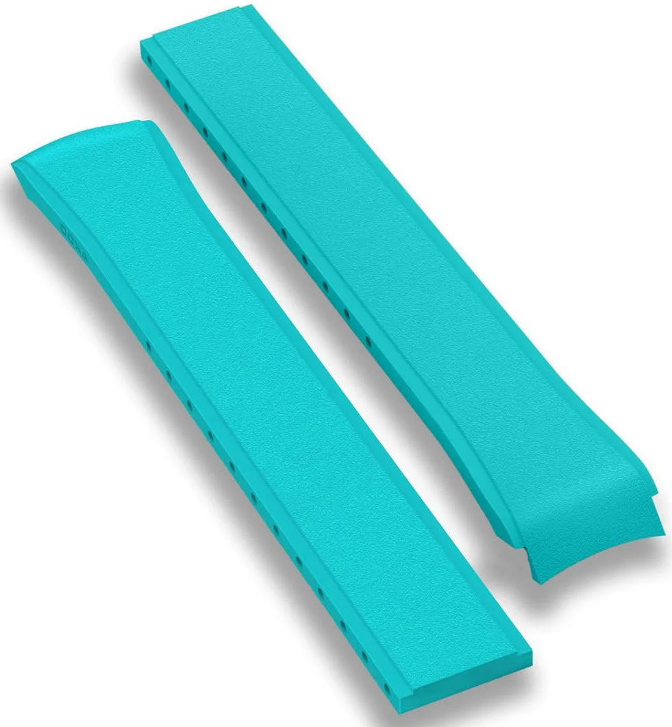 Doxa Strap SUB 1500T Rubber Turquoise - Turquoise