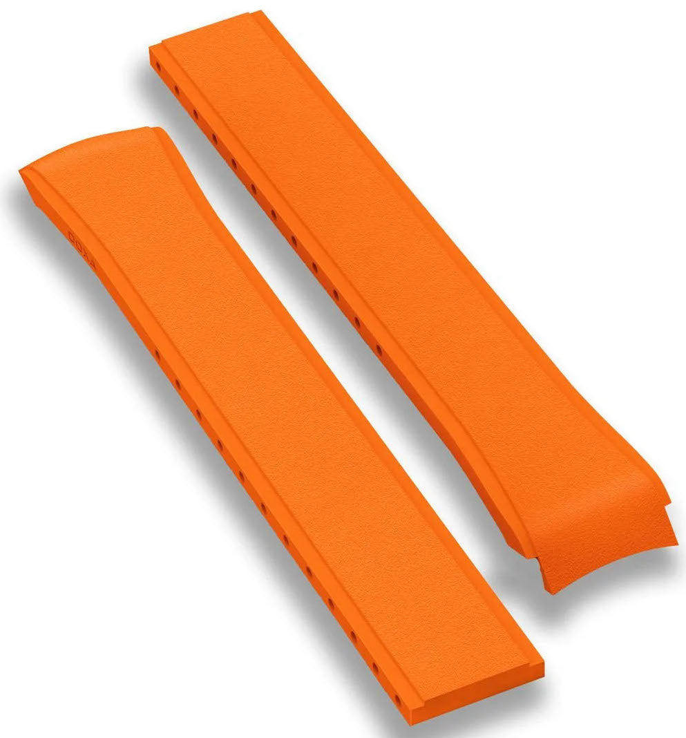 Doxa Strap SUB 1500T Rubber Orange - Orange