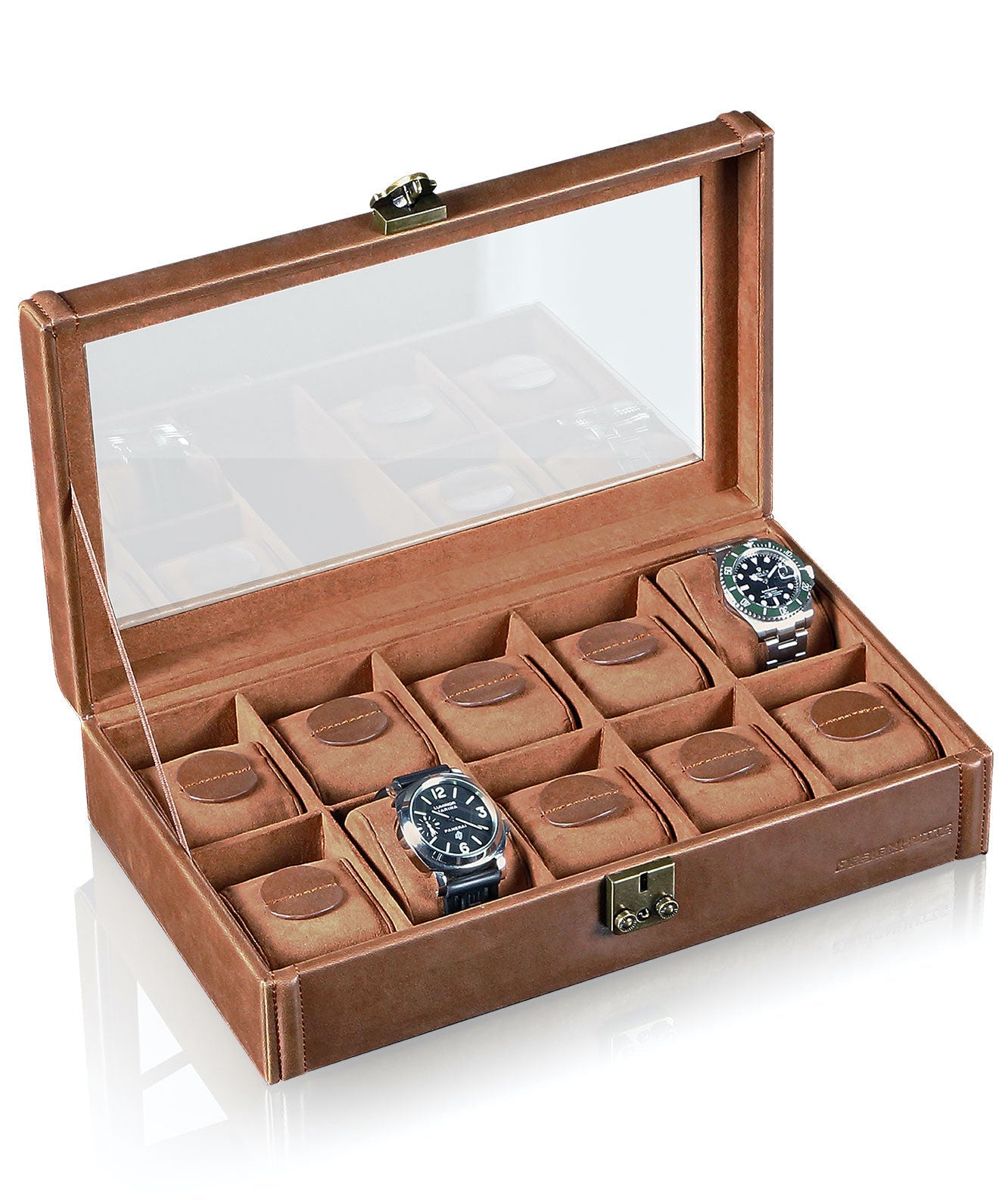Designhuette Watch Box Camel 10 Brown - Black