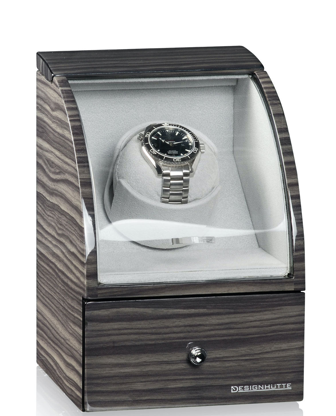 Designhuette Watch Winder Basel 1 Dark Oak - Black