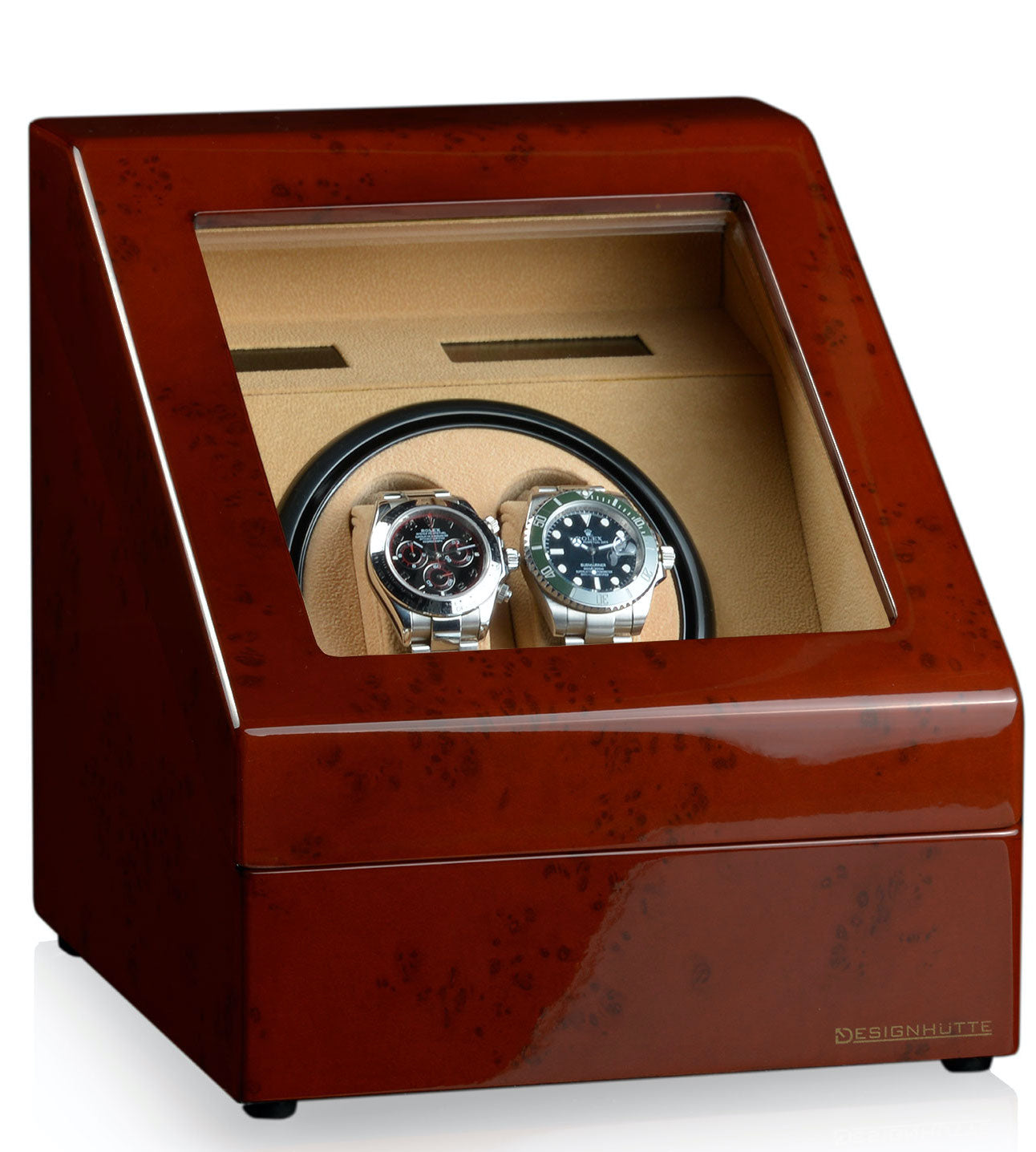 Designhuette Watch Winder Monaco Burlwood - Black