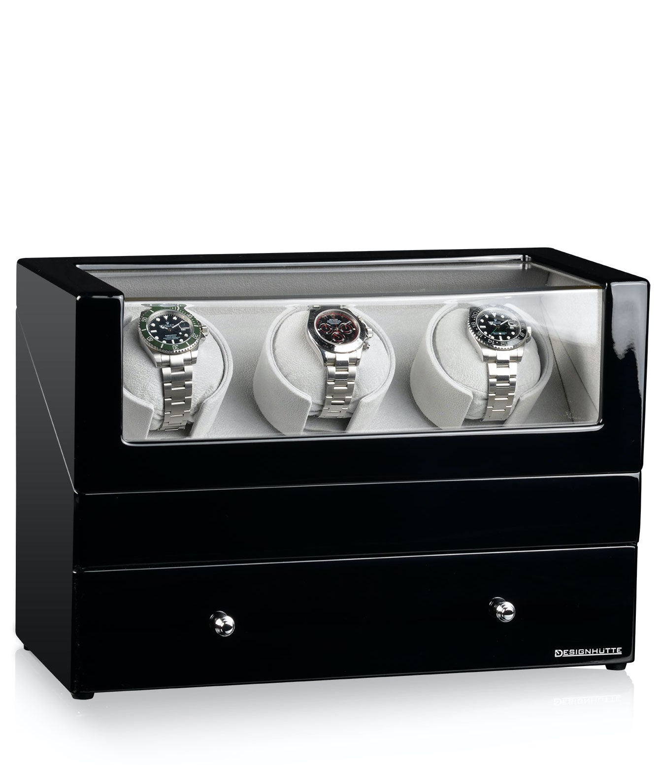 Designhuette Watch Winder San Diego 3 Black - Black