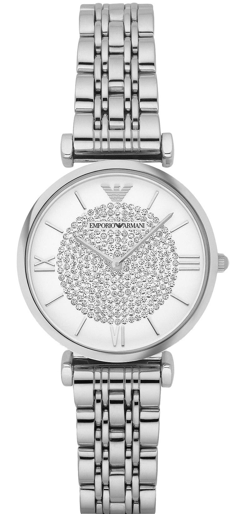 Emporio Armani Watch Gianni T-Bar Ladies - White