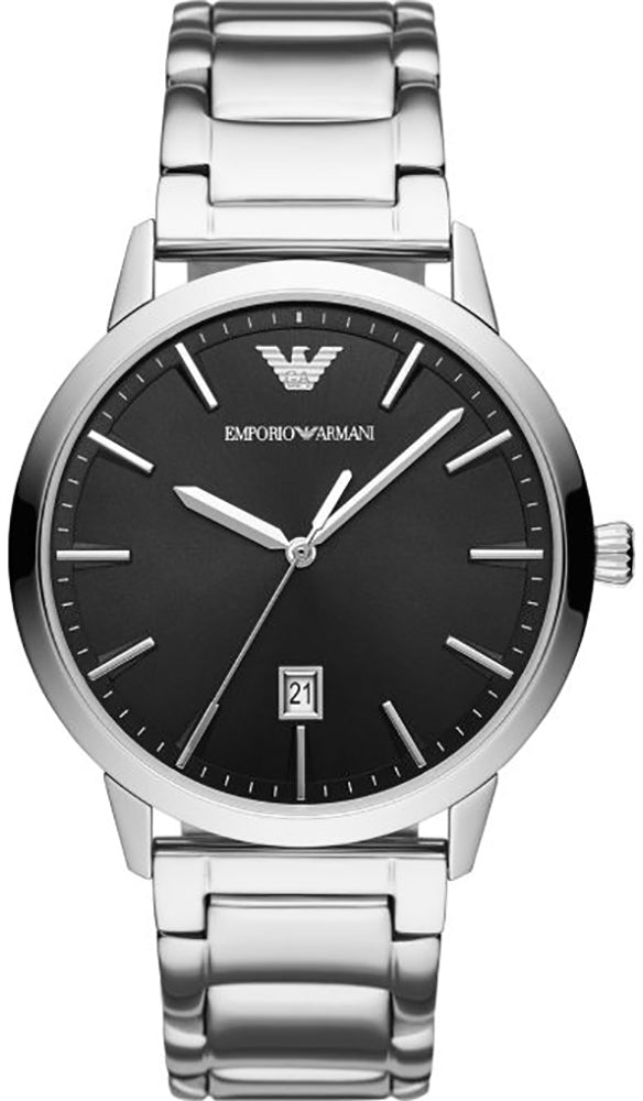 Emporio Armani Watch Ruggero Men - Black