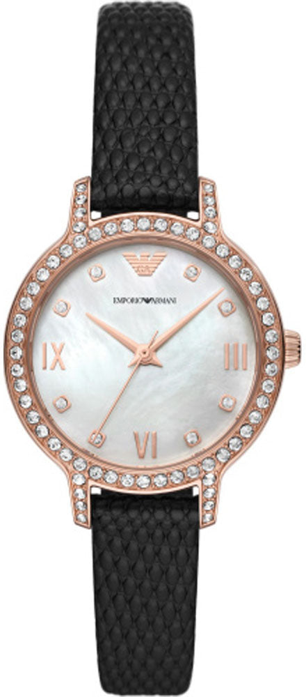 Emporio Armani Watch Cleo Ladies - White