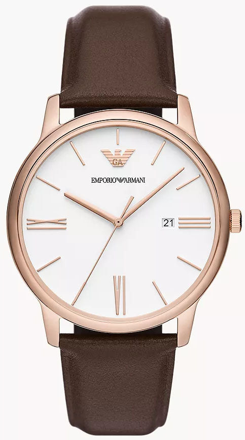 Emporio Armani Watch White Mens