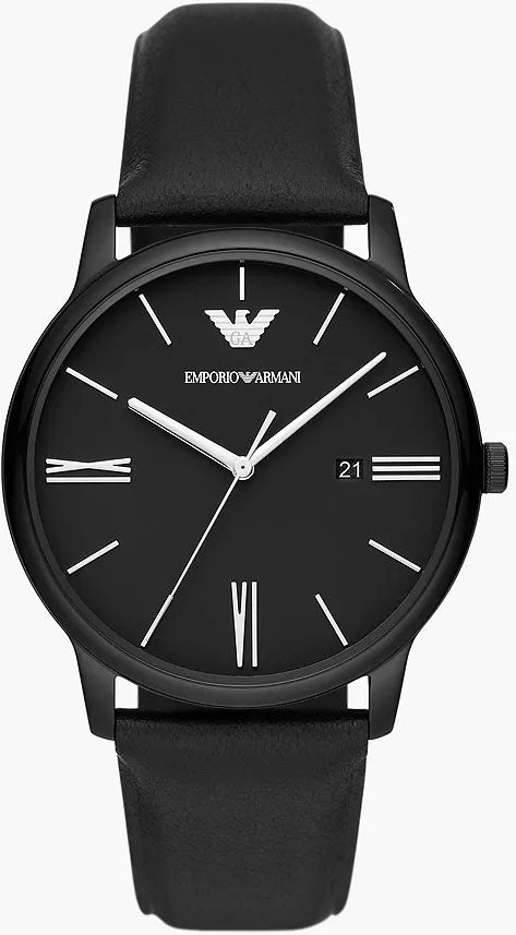 Emporio Armani Watch Black Mens