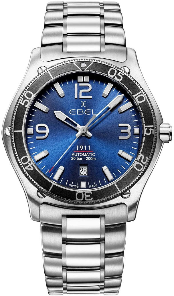 Ebel Watch 1911 Mens - Blue