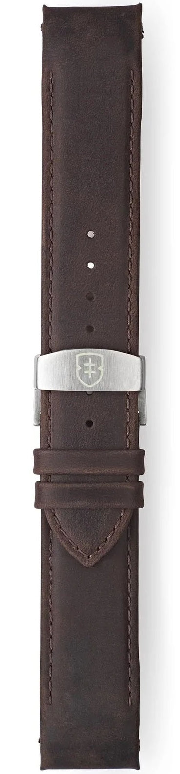 Elliot Brown Leather 22mm Dark Brown Pull Up Deployment