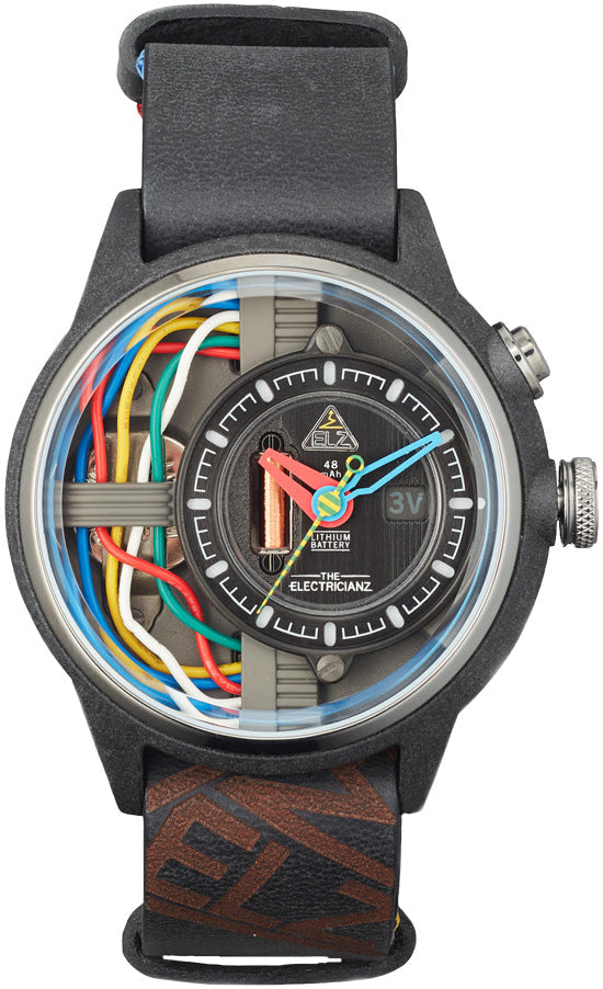 Electricianz Watch Nylon Carbon Z 45mm Nato - Grey