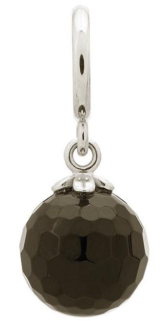 Endless Jewellery Charm Love Drop Black Silver - Silver
