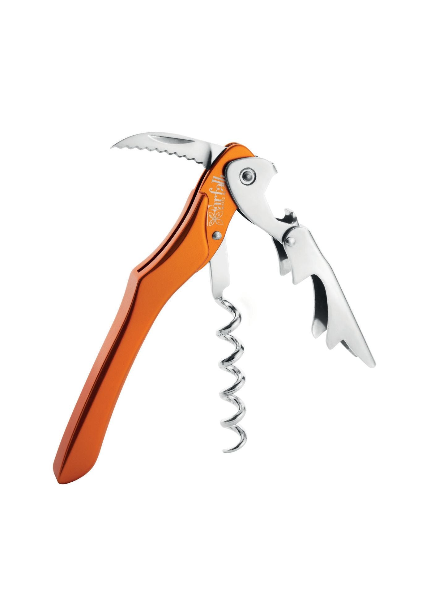 Farfalli XL Aluminium Corkscrew - Orange - Orange