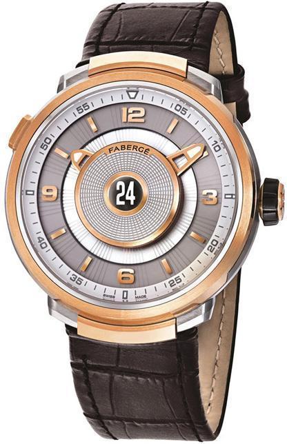 Faberge Watch Visionnaire DTZ 18ct Rose Gold - Silver