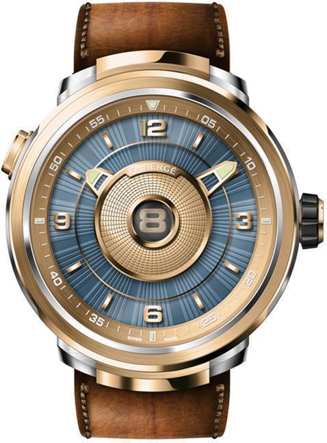 Faberge Watch Visionnaire DTZ 18ct Yellow Gold - Blue