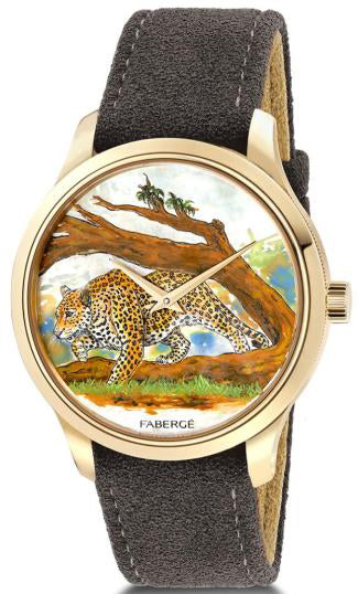 Faberge Watch Altruist Wilderness Leopard Limited Edition - Multicolour