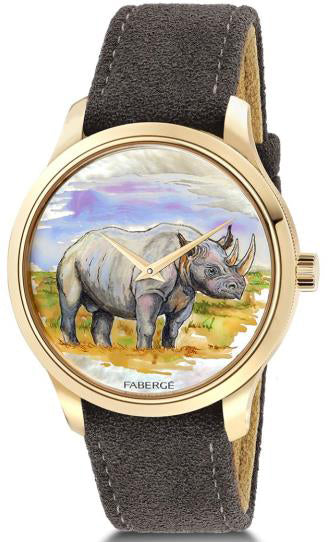 Faberge Watch Altruist Wilderness Rhinoceros Limited Edition - Multicolour