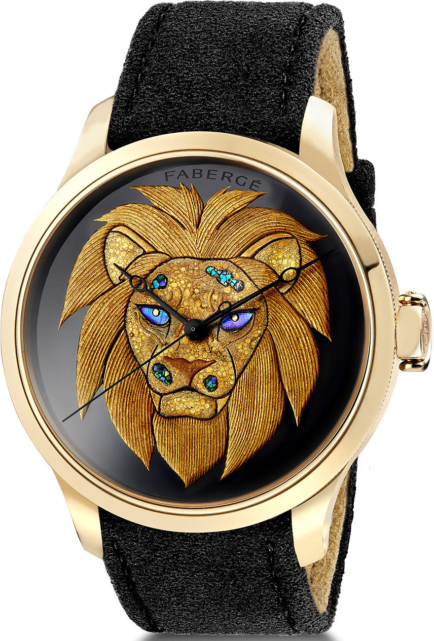 Faberge Watch Altruist Makie Lion Limited Edition - Black