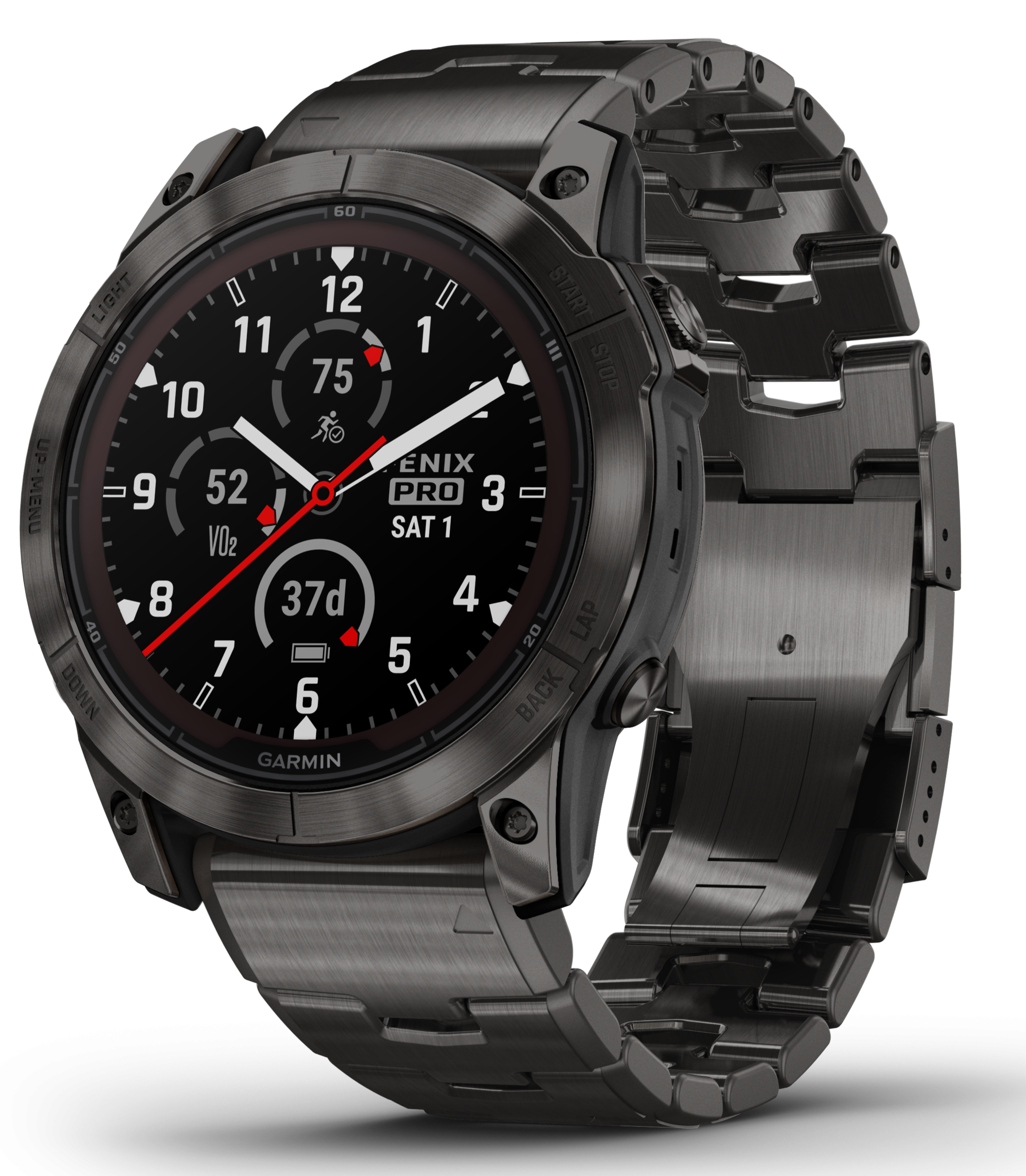 Garmin Watch Fenix 7X Pro Sapphire Solar Carbon Grey Titanium