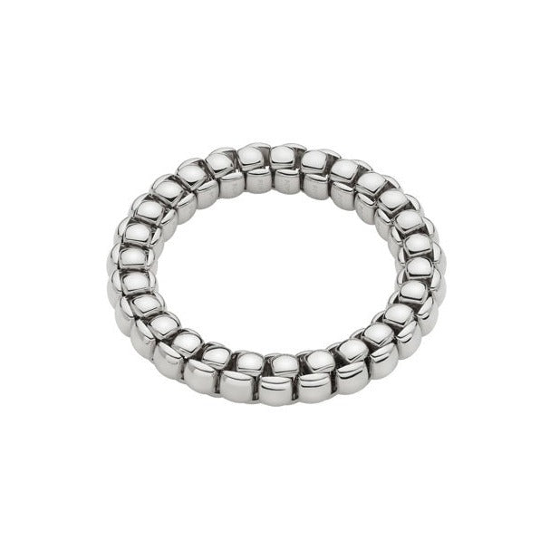 Fope Luna 18ct White Gold Flexible Bracelet - M