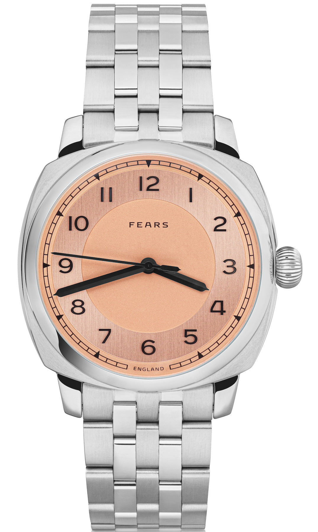 Fears Watch Brunswick 40 Copper Salmon Bracelet