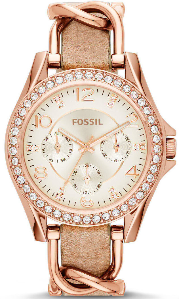 Fossil Watch Riley Ladies - Silver