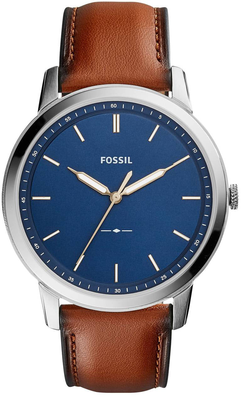 Fossil Watch The Minimalist Mens - Blue