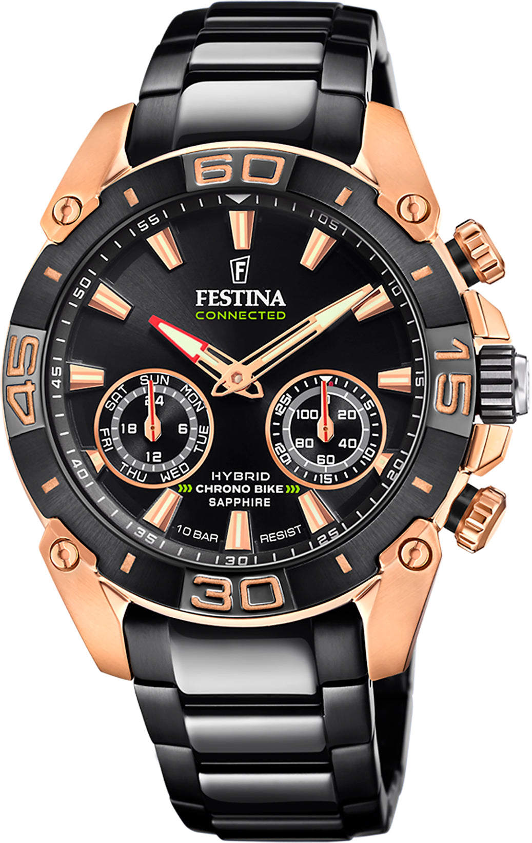 Festina Watch Chrono Bike 2021 Connected Smartwatch Special Edition - Black