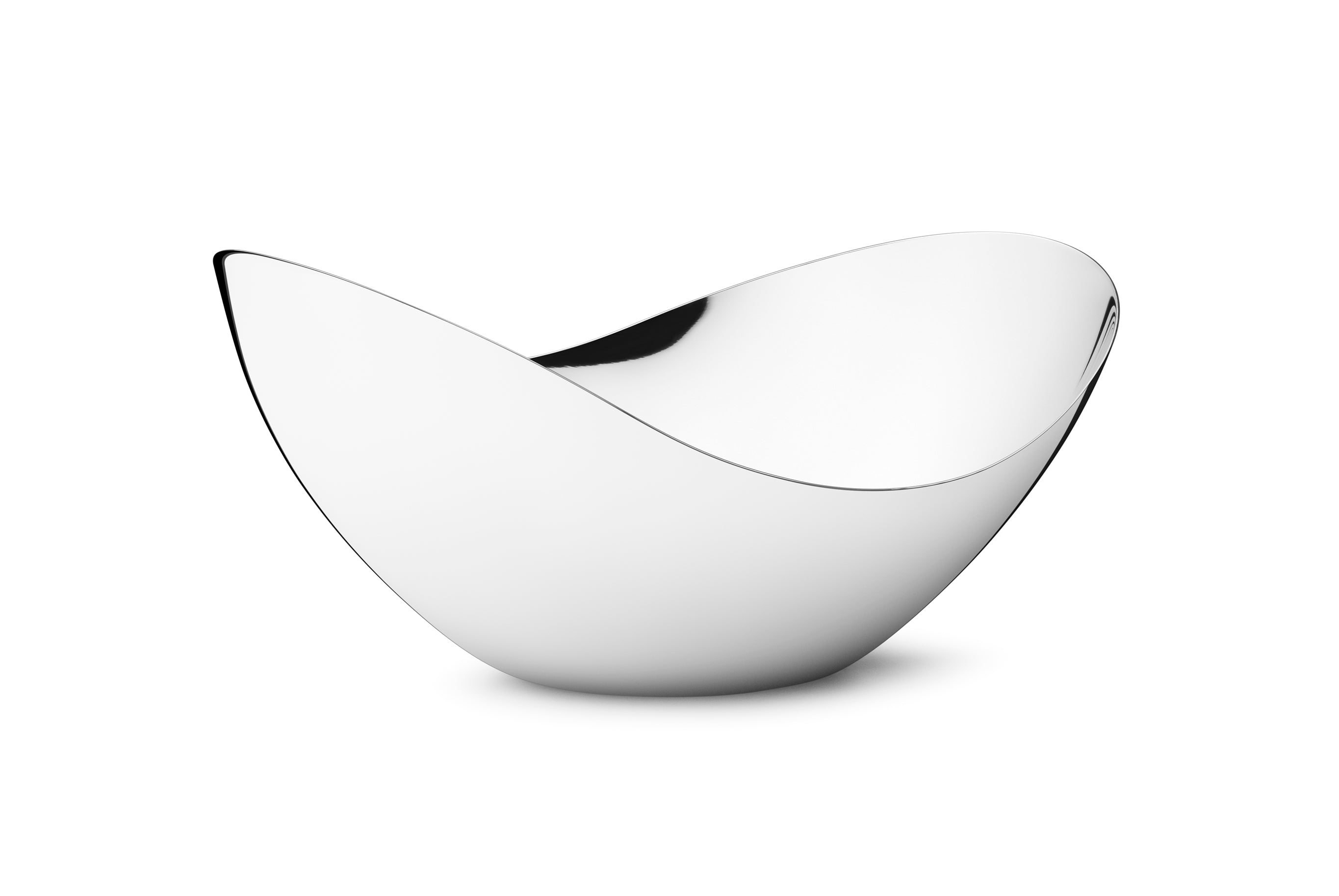 Georg Jensen Bloom Stainless Steel Tall Bowl Medium - Silver