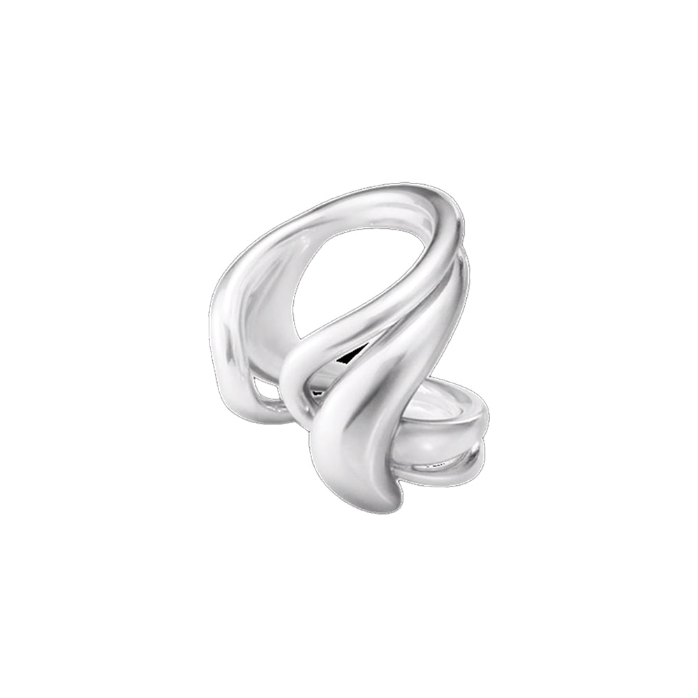 Georg Jensen Arc Sterling Silver Open Ring - 52