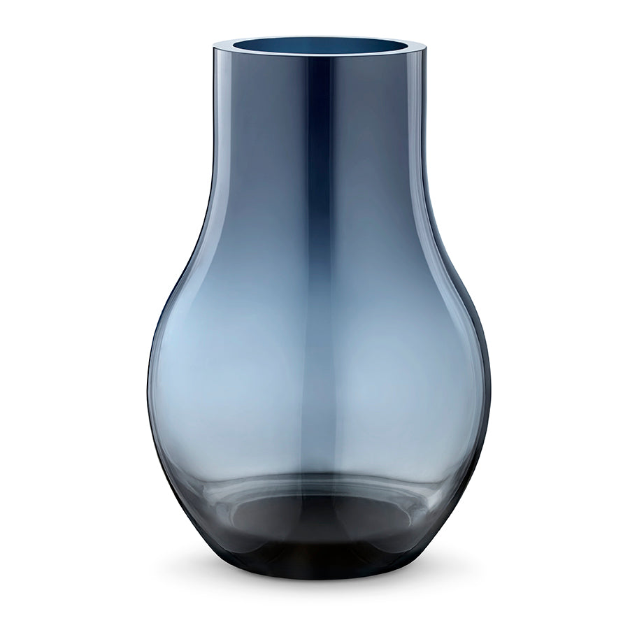 Georg Jensen Cafu Medium Glass Vase - Blue
