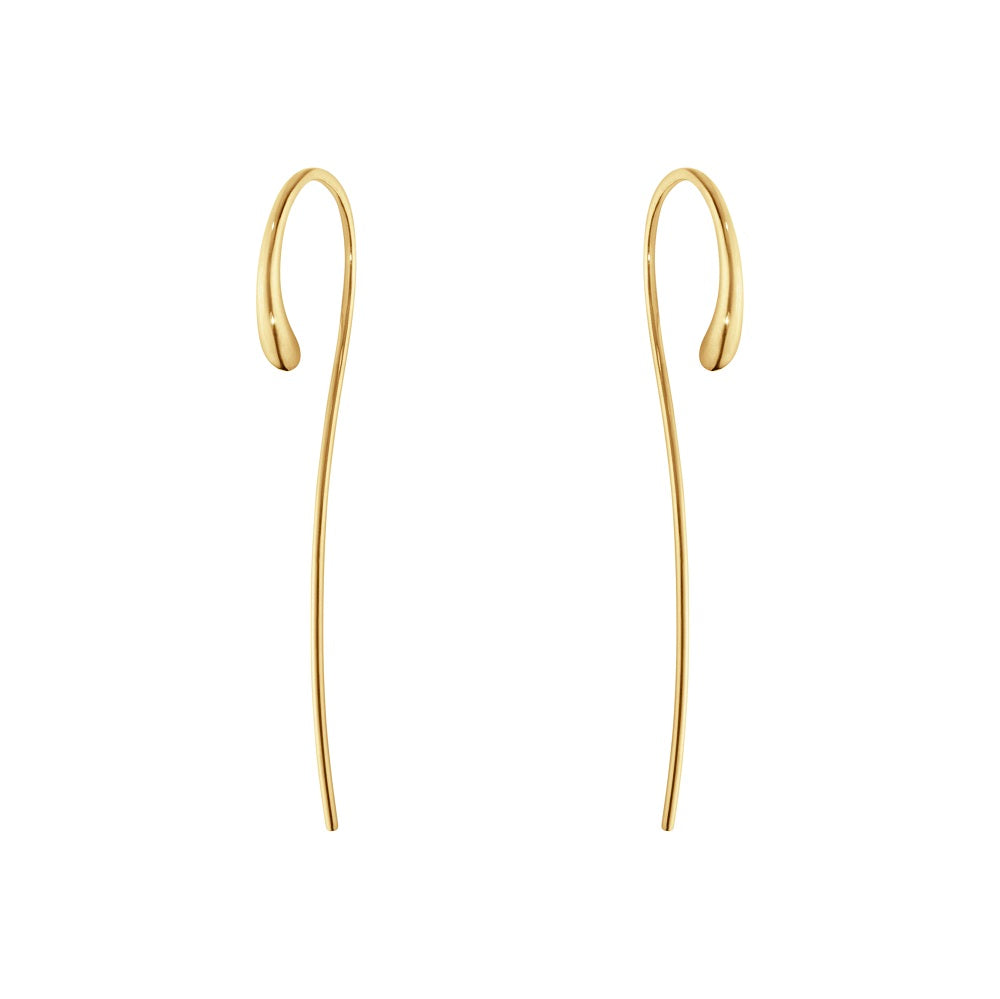 Georg Jensen Mercy 18ct Yellow Gold Drop Earrings