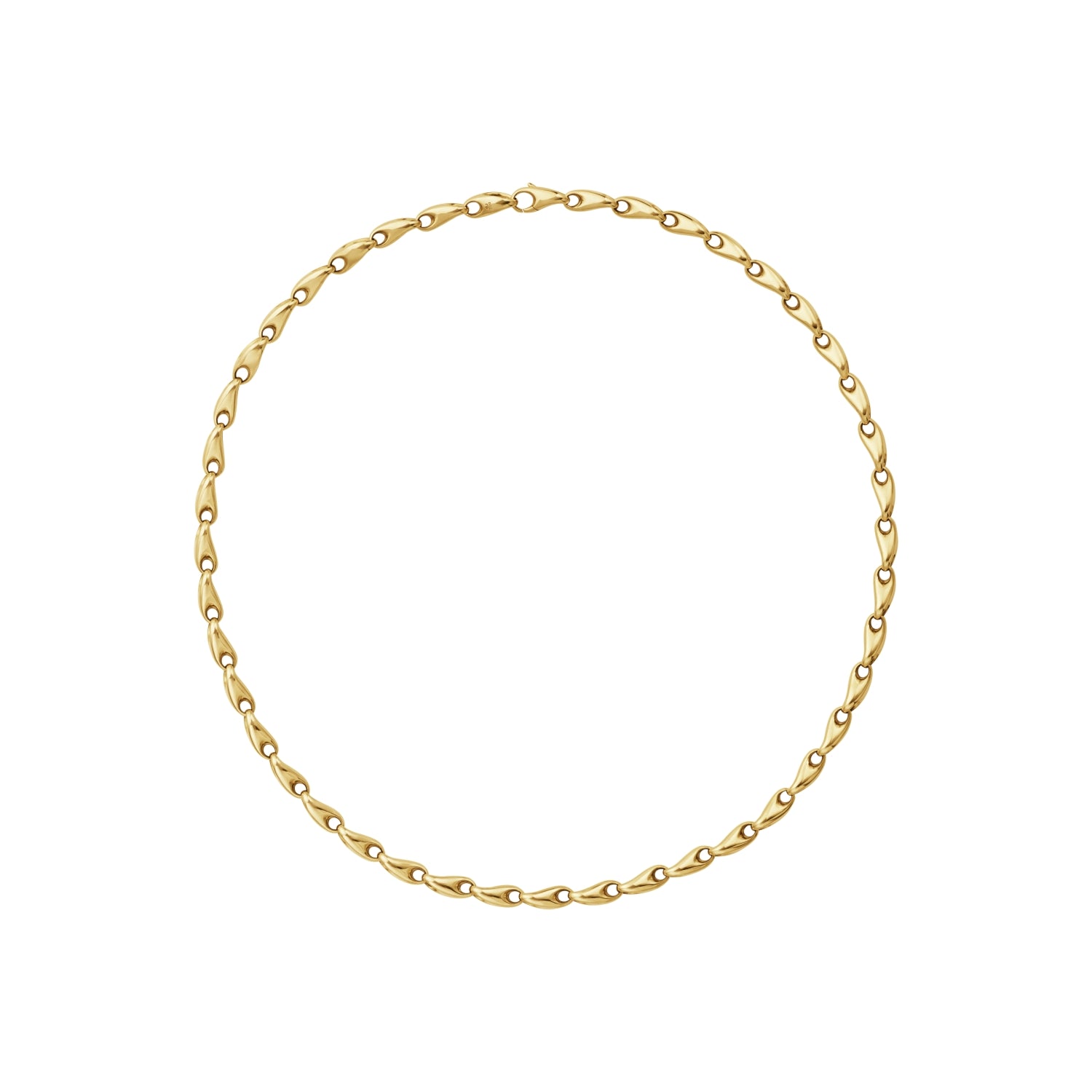 Georg Jensen Reflect 18ct Yellow Gold Slim Necklace