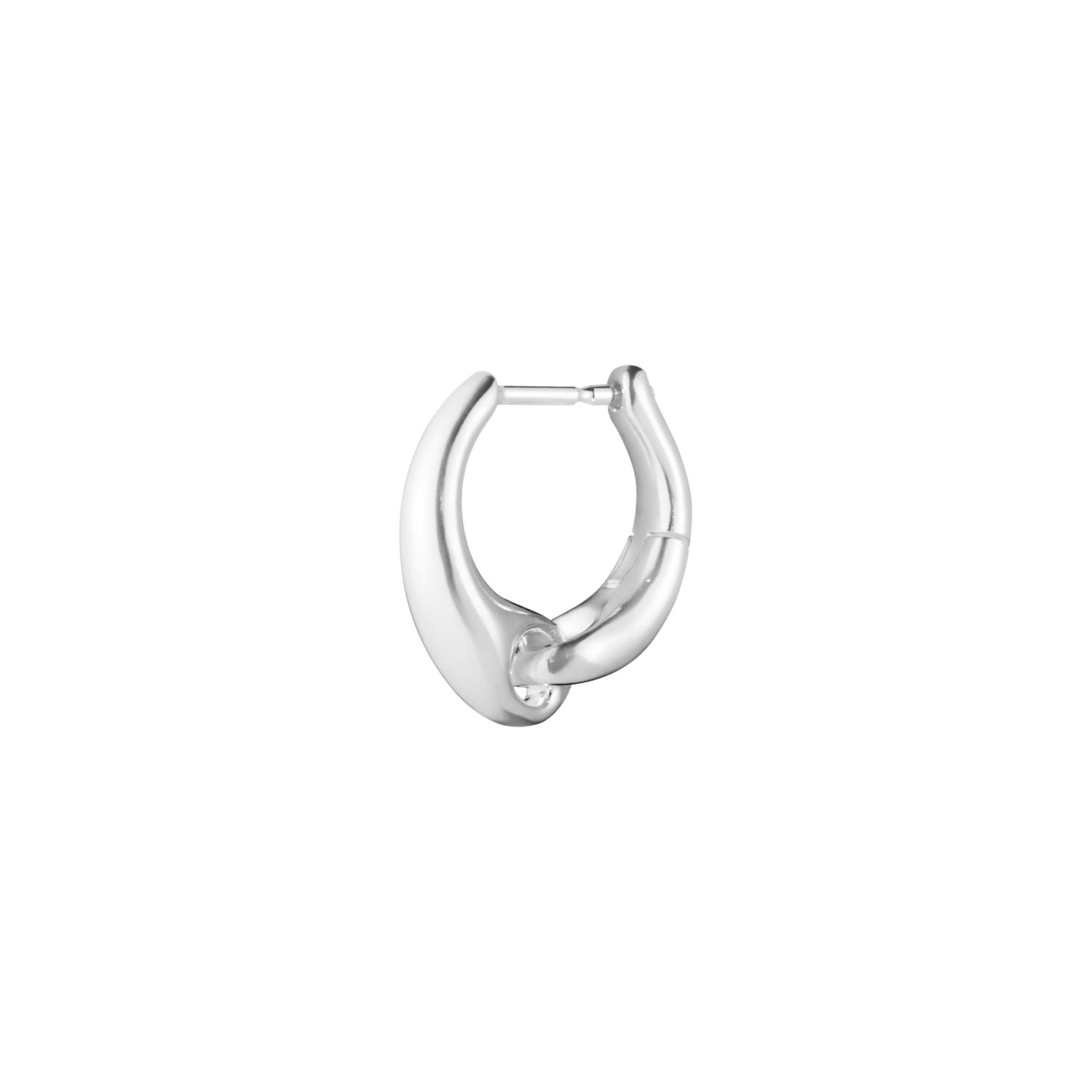 Georg Jensen Reflect Sterling Silver Small Hoop Single Earring - Silver