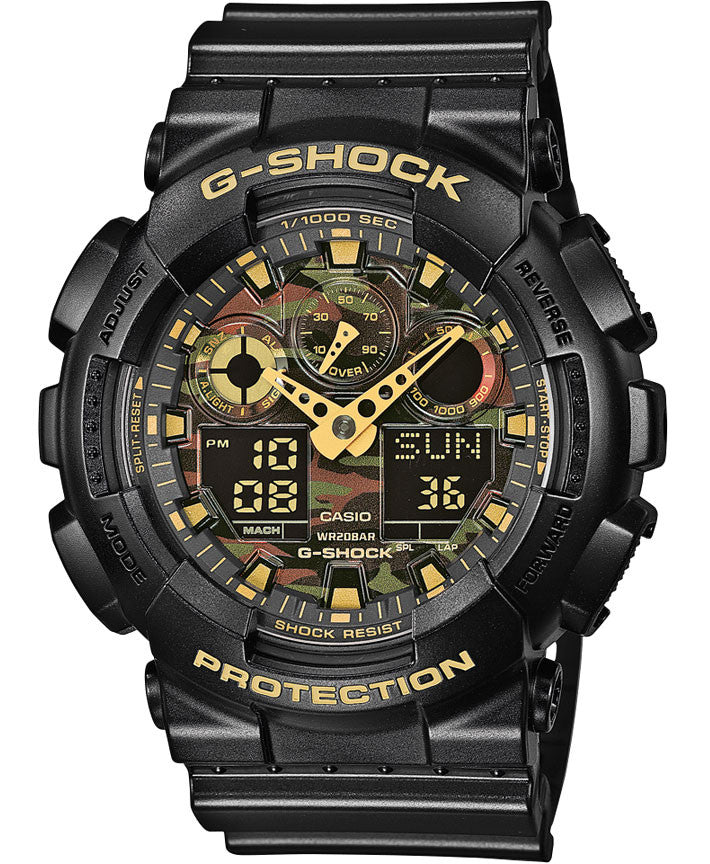 G-Shock Watch Worldtime Alarm Camouflage Mens